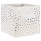 DII® 11" Nonwoven Polyester Small Dots Storage Cubes, 4ct.